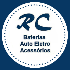 Logo novo da RC Baterias e Auto Elétrica em Ribeirão Preto